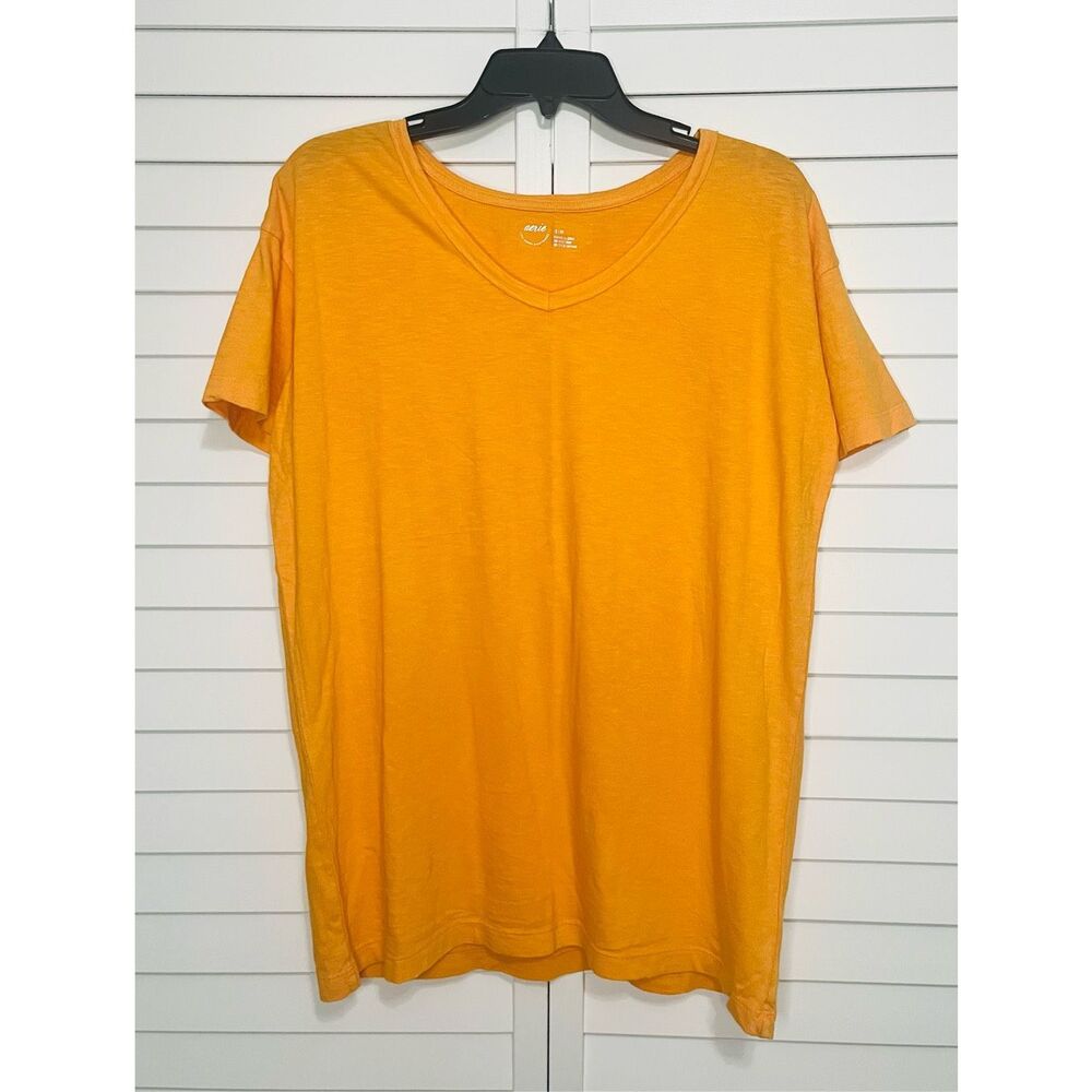 NWT Aerie Cotton T-shirt Women’s Size S Orange